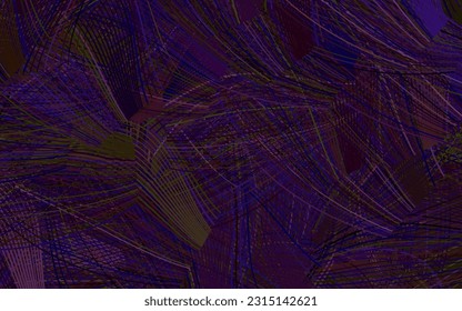 Dark Green, Red vector texture with abstract forms.