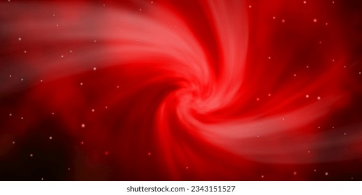 Dark Green, Red vector texture with beautiful stars. Modern geometric abstract illustration with stars. Best design for your ad, poster, banner.