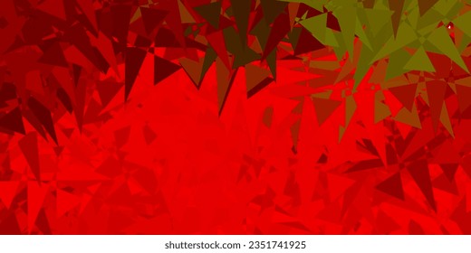 Dark Green, Red vector texture with memphis shapes. Colorful illustration with simple gradient shapes. Smart design for your business.