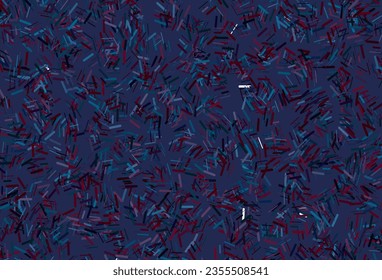 Dark green, red vector texture with colorful lines. Shining colored illustration with narrow lines. Backdrop for TV commercials.