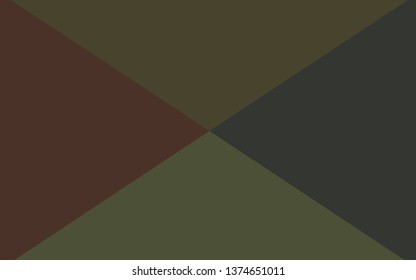 Dark Green, Red vector triangle mosaic texture. Colorful illustration in abstract style with gradient. Triangular pattern for your business design.