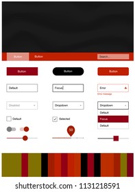 Dark Green, Red vector wireframe kit with abstract circles. Glitter abstract illustration with blurred bubble shapes.. This template you can use for landing pages.