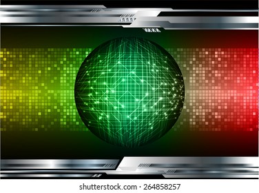 dark green red yellow color Light Abstract Technology background for computer graphic website internet and business. circuit. silver background. Pixel, mosaic, table