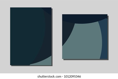 Dark Green, Redvector banner for websites. Booklet with textbox on colorful abstract background. Completely new template for your brand book.
