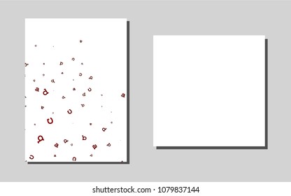 Dark Green, Redvector brochure for ui, ux design. Blurred decorative design in abstract style with textbox. New design for a poster, banner of your website.