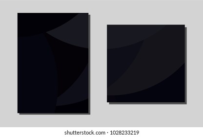 Dark Green, Redvector cover for Envelopes. Glitter abstract design concept with text box. Pattern for ads, leaflets, labels of your business.