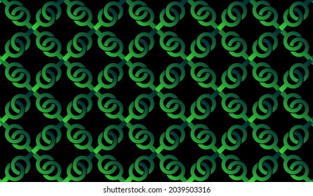 dark green rhombus arranged chain background. Creative, attractive and modern illustrations. Textures to complement your business or design needs