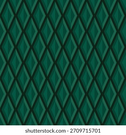 Modelo inconsútil verde oscuro, fondo de las Navidades, día de fiesta, Ilustración vectorial.