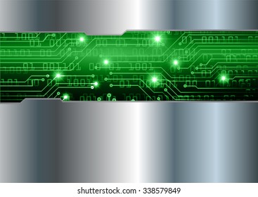 dark green silver Light Abstract Technology background for computer graphic website internet business. circuit. illustration. infographics. binary code background. www. vector. text box label card