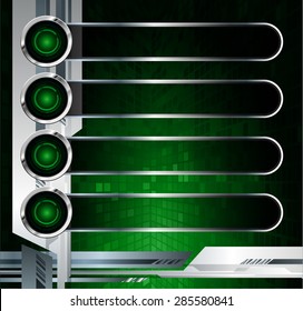 dark green silver Web Design Website Elements Template for graphic internet. text box. label. info graphics. metal. card. pixel. Metals, alloys, steel, aluminum. button. infographics
