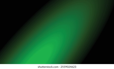 Dark Green smooth gradient abstract background for backdrop or presentation