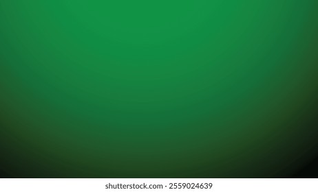 Dark Green smooth gradient abstract background for backdrop or presentation