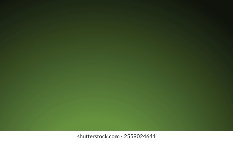 Dark Green smooth gradient abstract background for backdrop or presentation