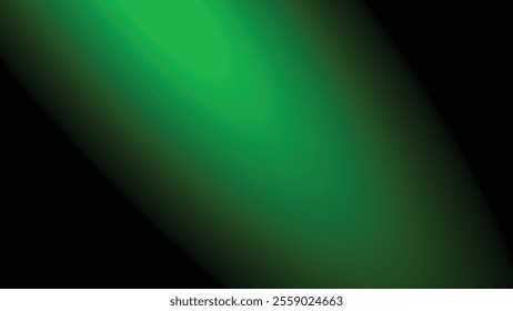 Dark Green smooth gradient abstract background for backdrop or presentation