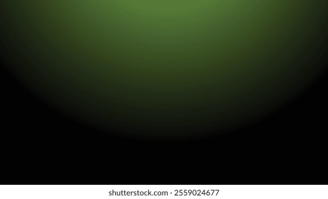 Dark Green smooth gradient abstract background for backdrop or presentation