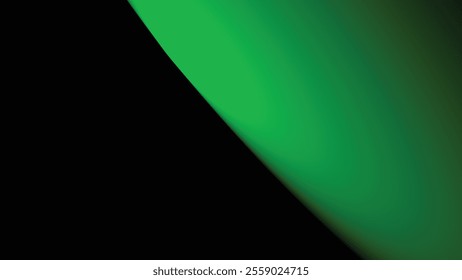 Dark Green smooth gradient abstract background for backdrop or presentation