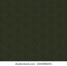 Dark green splash texture. Vector seamless pattern