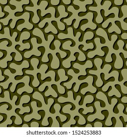 Dark green spotted pattern for background in vector EPS8
