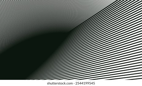 Dark green stripes line pattern abstract background