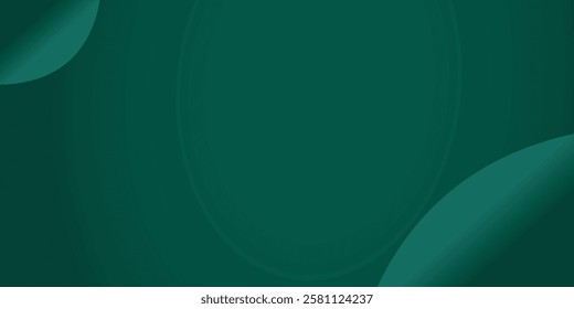 Dark green studio room. Limbo abstract background. 3d backdrop for product presentation. Vector illustration smooth