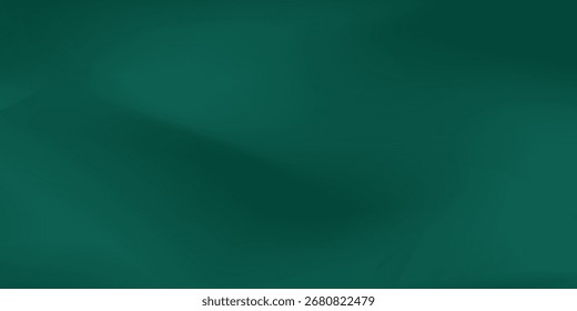 Dunkelgrünes Studiozimmer. Abstrakter Limbo-Hintergrund. 3D-Hintergrund für Produktpräsentation. Minimale Wandszene. Schaukasten, Promotion-Anzeige. Vektorstadium-Mustergrafik