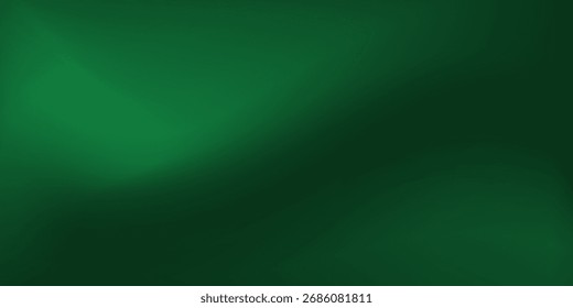 Sala de estudio verde oscuro. Fondo abstracto del limbo. Fondo 3D para la presentación del producto. Escena de pared mínima. Escaparate, exhibición de la promoción. Vector moderno