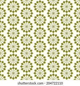 Dark green sweet modern flower pattern and small thorn. Pretty vintage blossom seamless pattern style for love and cute design