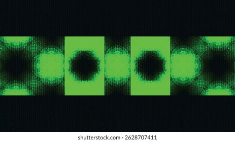 Dark Green Technology Background,Data and Motion concept design,vector.