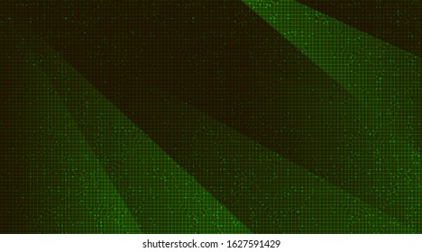 Dark Green Technology Background,Hi-tech Digital and security Concept design,Free Space For text in put,Vector illustration.