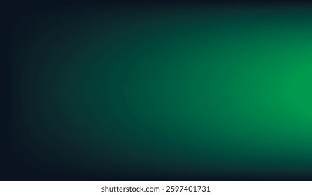 Dark green texture Background, grainy gradient noise backdrop. 