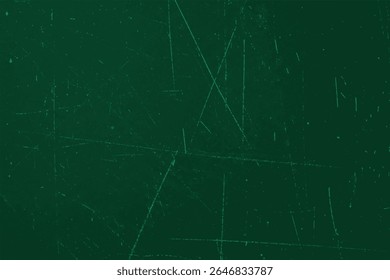 Fundo texturizado verde escuro com linhas sutis e arranhões.