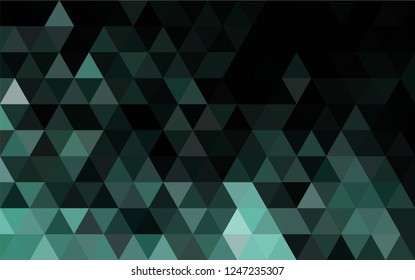 Dark green triangle backgroand