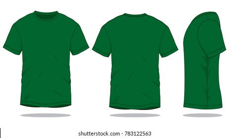 green t shirt blank