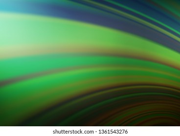 Dark Green vector abstract background. Colorful abstract illustration with gradient. Brand new design for your business.