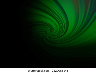 Dark Green vector abstract background. Creative illustration in halftone style with gradient. The blurred design can be used for your web site.