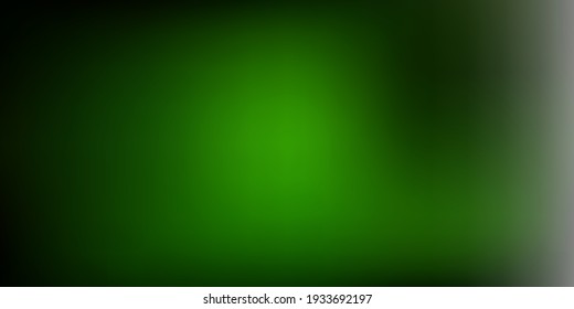 Dark green vector abstract blur drawing. Colorful gradient abstract illustration in blur style. Your business gesign.