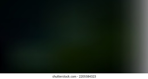Dark green vector abstract blur pattern. Colorful illustration with gradient in abstract style. Your design for applications.