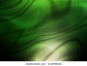 Dark Green vector abstract blurred pattern. Brand new colored illustration in blurry style with gradient. A completely new design for your business.