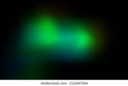 Dark Green vector abstract blurred background. Glitter abstract illustration with an elegant design. A new texture for your design.