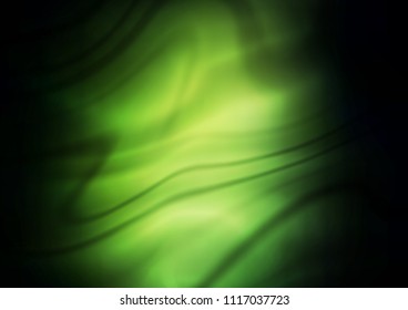 Dark Green vector abstract blurred template. Creative illustration in halftone style with gradient. Brand new style for your business design.