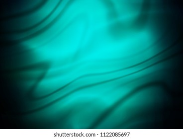 Dark Green vector abstract blurred background. A completely new color illustration in a vague style. A new texture for your design.