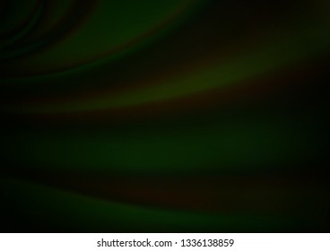 Dark Green vector abstract blurred pattern. An elegant bright illustration with gradient. The blurred design can be used for your web site.