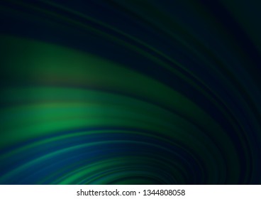 Dark Green vector abstract blurred template. Modern geometrical abstract illustration with gradient. A completely new template for your design.