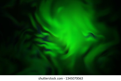 Dark Green vector abstract blurred background. Creative illustration in halftone style with gradient. New style design for your brand book.