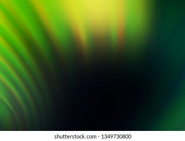 Dark Green vector abstract blurred pattern. Colorful illustration in abstract style with gradient. Brand new design for your business.