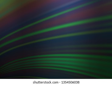 Dark Green vector abstract blurred pattern. Modern geometrical abstract illustration with gradient. The template can be used for your brand book.