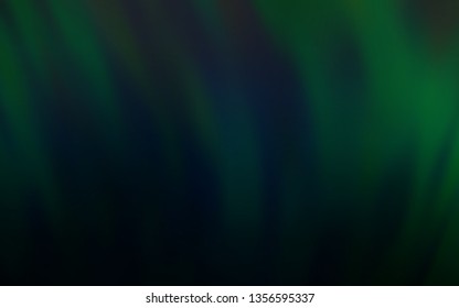 Dark Green vector abstract blurred background. Colorful illustration in abstract style with gradient. New design for your business.