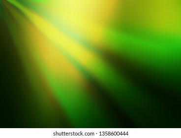 Dark Green vector abstract blurred background. Modern geometrical abstract illustration with gradient. The elegant pattern for brand book.