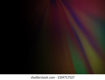 Dark Green vector abstract blurred background. A completely new color illustration in a bokeh style. A new texture for your design.