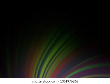 Dark Green vector abstract blurred template. Colorful illustration in abstract style with gradient. The template can be used for your brand book.